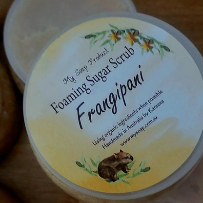 Frangipani Foaming Sugar Scrub