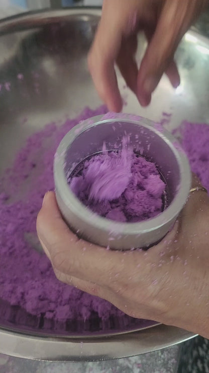 Surprise inside Cow lavender Milk Bath Bomb with Charm